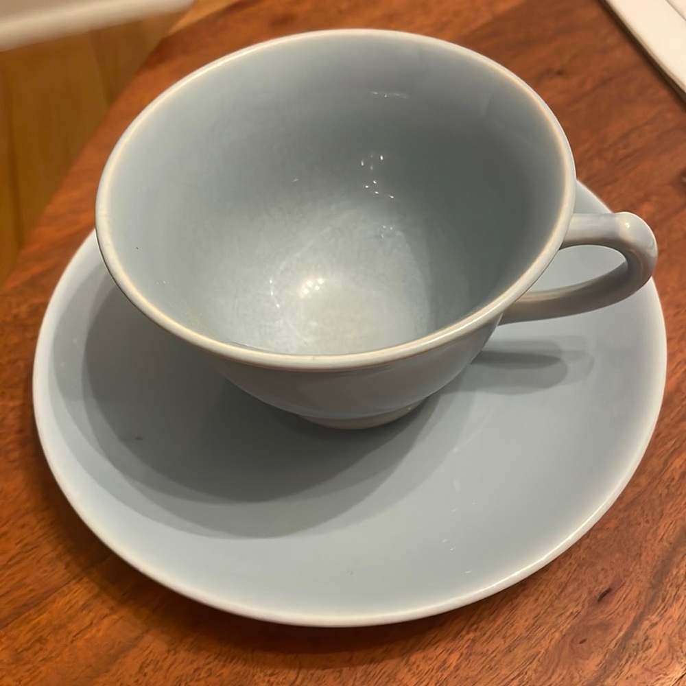 Tea party time! Lu-Ray pastels vintage teacup and saucer